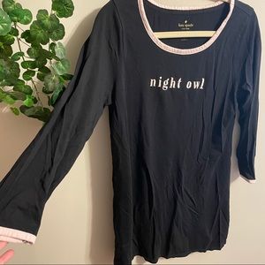 Kate Spade Pajamas “Night Owl” comfy nighty